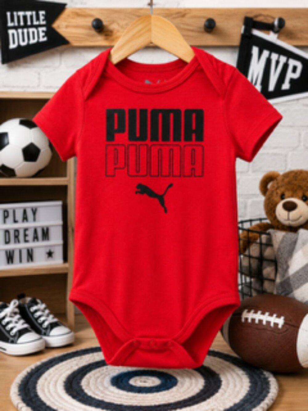 ❤️ PUMA Baby Bodysuit – 18 Months ❤️